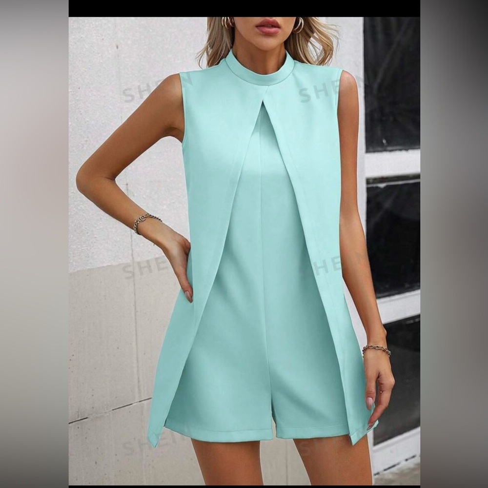 Cute sky blue jumpsuit for sale.